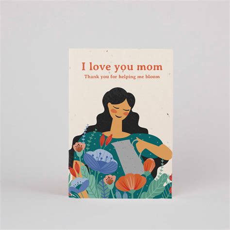 RESETEA Plantable Postcard – I love you mom μόνο με 4.50