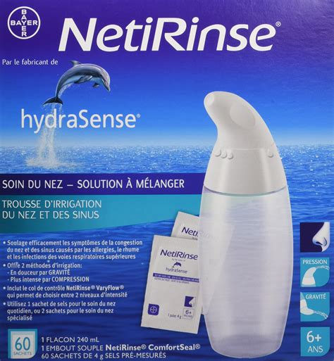 hydraSense NetiRinse 2-in-1 Nasal and Sinus Irrigation Kit: Buy Online ...