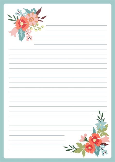 Letter paper A4 | Writing paper printable stationery, Letter paper ...