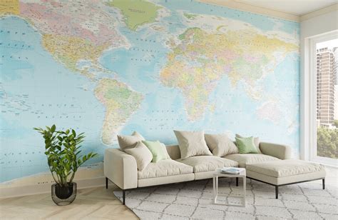 World Map Wall Mural 的图像结果