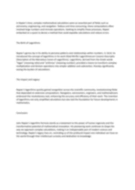 Image result for Napier Logarithm