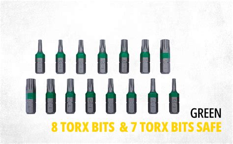 STANLEY STA60490 Compact 30-Bolt, 3mm, Color-Coded Screwdriver Bit Set ...