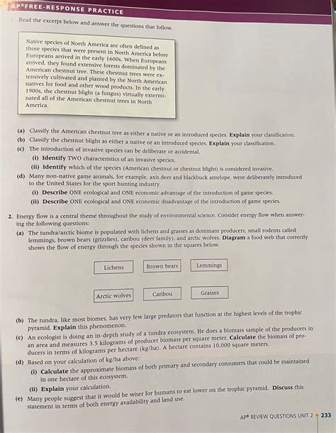 Answered: 2. Energy flow is a central theme… | bartleby