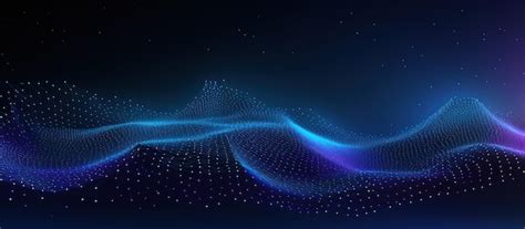 Abstract background digital data science with connecting dots and lines ...