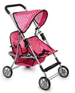 Exquisite Buggy, Twin Doll Stroller with 2 Free Magic Bottles : Amazon ...