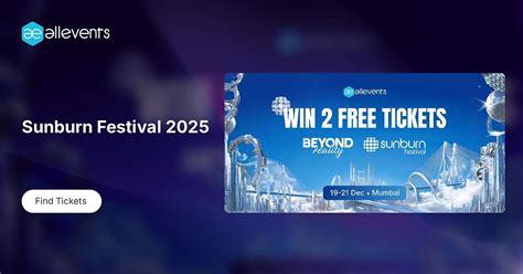 Sunburn Festival 2025, Mumbai: Maharashtra, 19 December 2025 | AllEvents