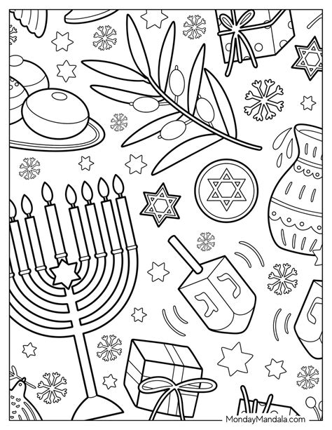20 Hanukkah Coloring Pages (Free PDF Printables)