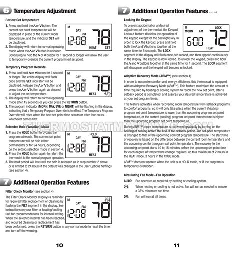Braeburn 5000 Premier User Manual