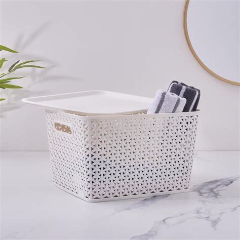 Buy Wilton Royal Storage Basket with Lid from Home Centre at just INR 599.0