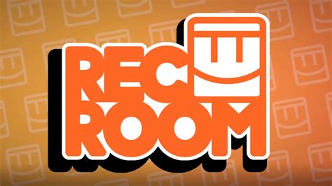 Download Rec Room Logo Orange Background Wallpaper | Wallpapers.com