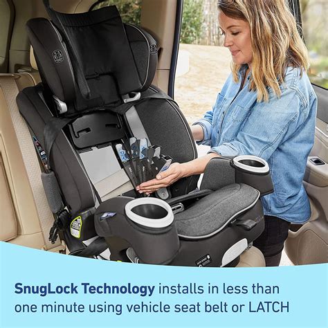 Snapklik.com : Graco 4Ever DLX SnugLock Grow 4-in-1 Car Seat Featuring ...