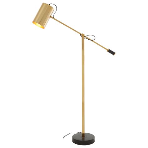 Mano Black & Gold Floor Lamp