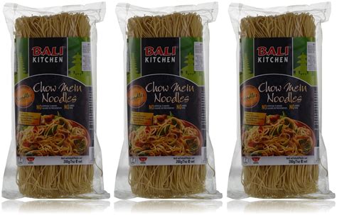 Bali Kitchen Chow Mein Noodles (600 g) -Set of 3 : Amazon.in: Grocery ...