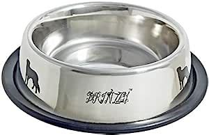 Drinzzy Stainless Steel Anti Skid Dog Bowl 400ml : Amazon.in: Pet Supplies