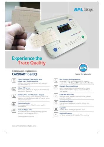 BPL ECG Machine - 3 Channel Ecg Machine Service Provider from Guwahati