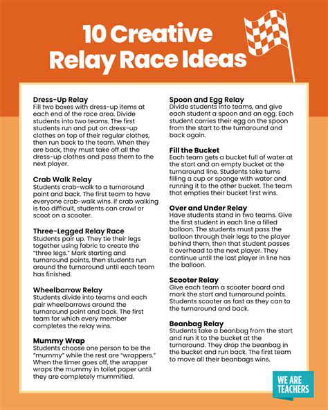 37 Creative Relay Race Ideas To Try