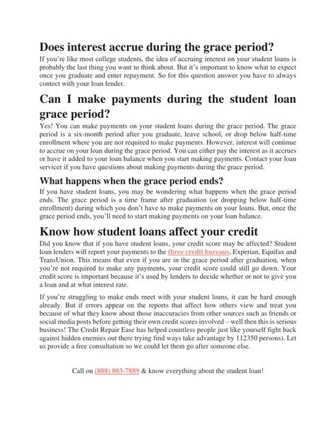 PPT - What is a student loan grace period? PowerPoint Presentation ...