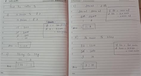 find the ratio of : (a) 15 paisa to ₹3 (b) 50cm to 5m (v) 32kg to 3kg ...