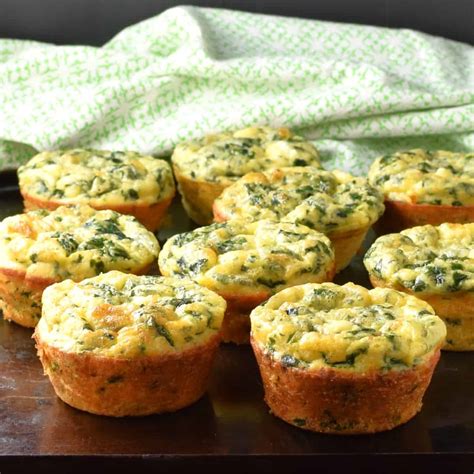 Fluffy Spinach Egg Muffins - Everyday Healthy Recipes