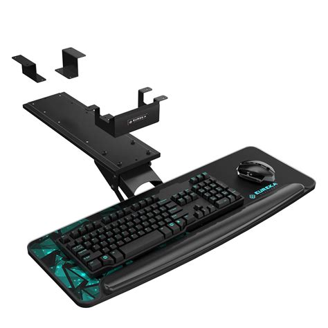 Buy EUREKA ERGONOMIC Height Adjustable Mouse and Keyboard Tray Under ...