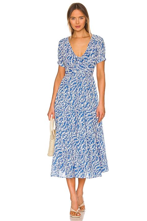 Banjanan Norma Dress in Shadow Bloom Marina | REVOLVE