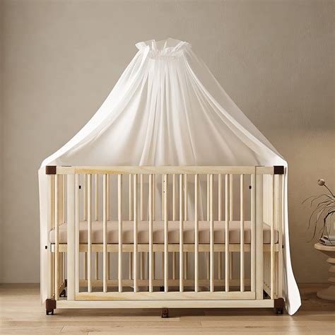 Multifunctional Baby Wooden Cot Bed for Newborns