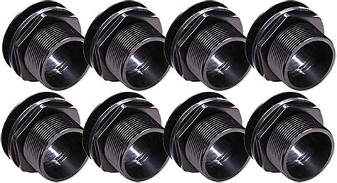 Buy Bulkhead Fitting 2” Slip x Slip - 8Pack – Aquarium – Heavy Duty ...