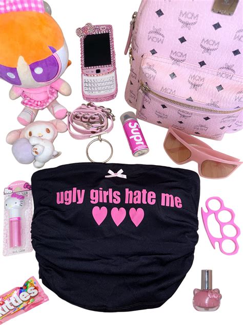 Ugly girls hate me tube top streetwear – Bubblegum The Brand