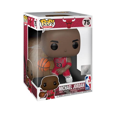 Funko Pop! NBA: Bulls - 10" Michael Jordan (Red Jersey) : Amazon.ca ...