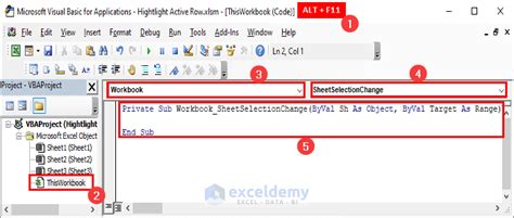 Image result for VBA Code to Highlight Row