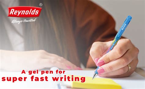 Reynolds Racer Gel Sporty 7Cti Lightweight Gel Pen With Comfortable ...