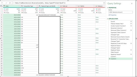 Image result for Closing Daily Balance Formular in Power Query