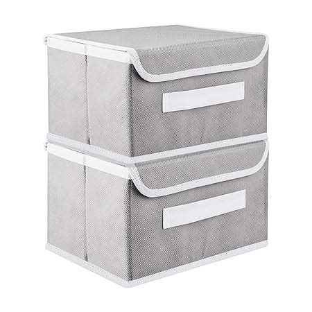 Kuber Industries Foldable Boxes For Storage - (Pack of 2) Multipurpose ...