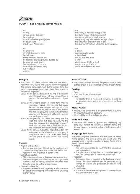 SOLUTION: Modul aktiviti pintar bestari english form 1 literature ...