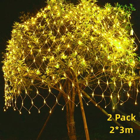 Led Christmas Net Lights Outdoor Christmas Decorations Lights 6 ...
