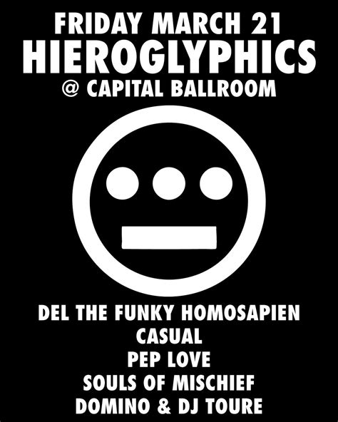 HIEROGLYPHICS With Guests - Victoria, BC, Capital Ballroom, Victoria ...
