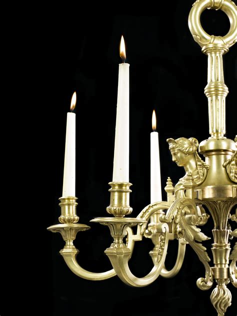 Regency Gilt Chandelier Brass Antique | Westland London