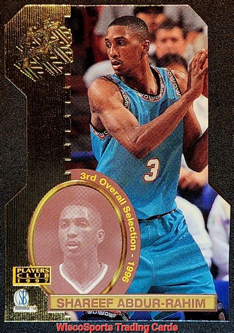 1997 Shareef Abdur-Rahim ROOKIE Score Board Rookies #1 Die-Cut RC #D8 ...