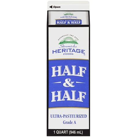 Stremicks Heritage Foods Half & Half (1 qt) Delivery or Pickup Near Me ...