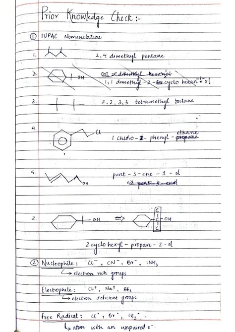 Chem Ch1 - IUPAC Nomenclature and Reactions Overview - Studocu