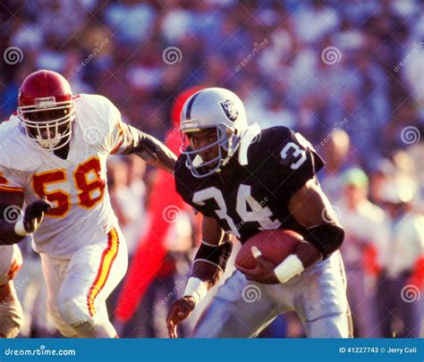 Bo Jackson Los Angeles Raiders Editorial Stock Photo - Image of ...