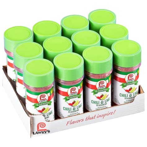 Lawry's Casero Chili & Lime Seasoning, 11.5 oz (Pack of 12) H1 ...