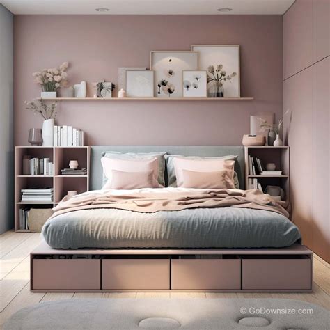 Dusty Rose Bedrooms: 16 Ideas for Small Spaces | GoDownsize
