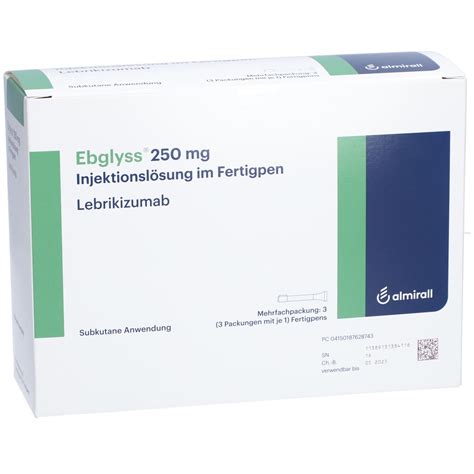 EBGLYSS 250 mg Injektionslösung im Fertigpen 3 St mit dem E-Rezept ...