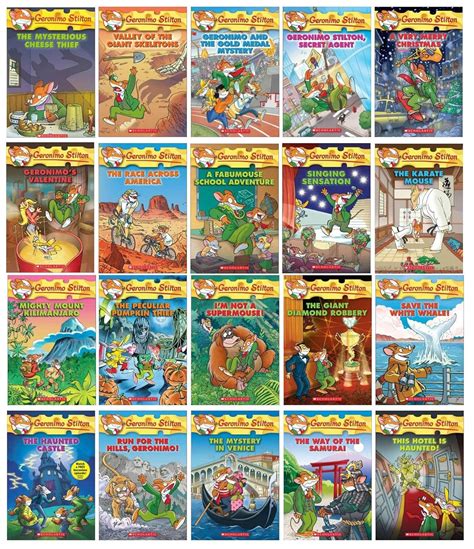 Geronimo Stilton Book Collection 31-50 20 Books : Geronimo Stilton ...