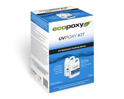 Buy UVPoxy 1L Kit Epoxy Coating for ops & Wood Finishing - Water Clear ...
