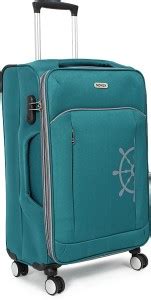 NOVEX Soft Luggage Expandable Cabin Suitcase 4 Wheels - 20 inch Sky ...