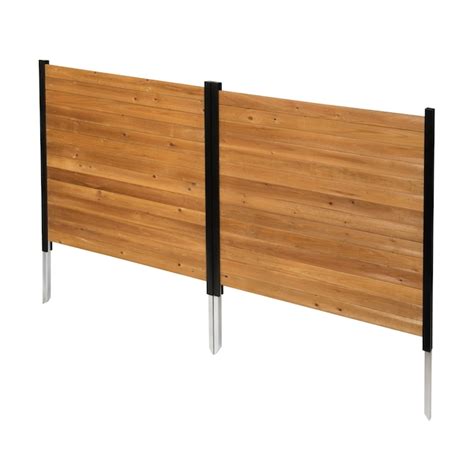 Enclo Privacy Screens Richmond No Dig Wood Privacy 2 Panels 38.625-in W ...