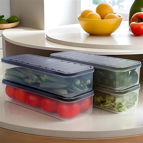 Buy Homeor Fridge Storage Boxes Freezer Storage Containers, Container ...