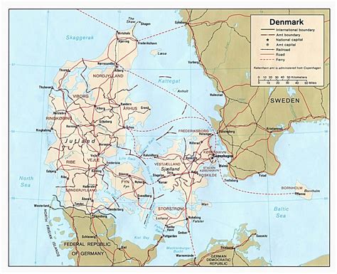 Maps of Denmark | Detailed map of Denmark in English | Tourist map of ...